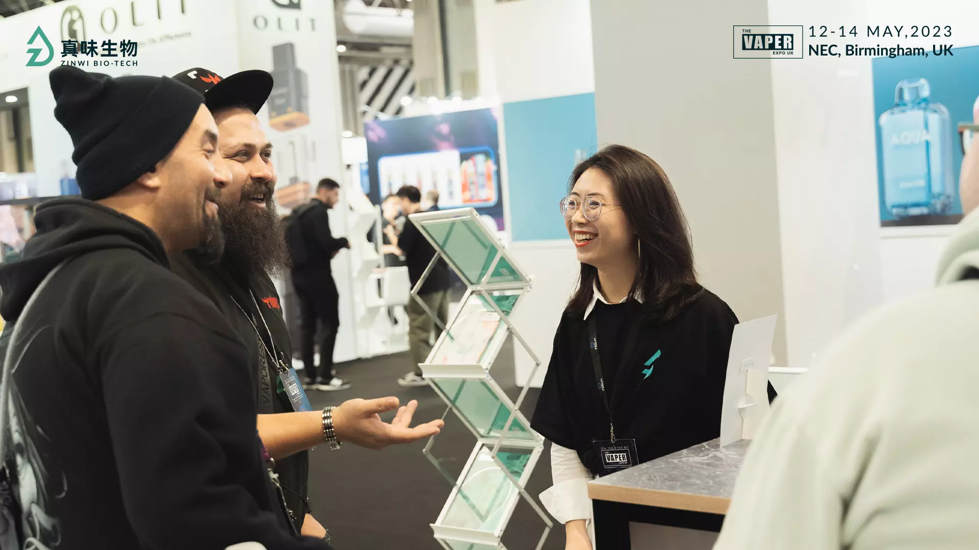 真味生物点燃Vaper Expo UK，充分展现定制化调香实力